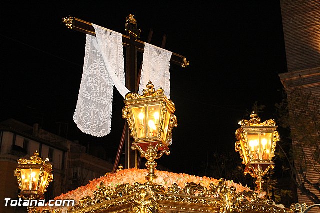 Procesin del Santo Entierro (Recogida) - Viernes Santo noche - Semana Santa Totana 2015 - 384