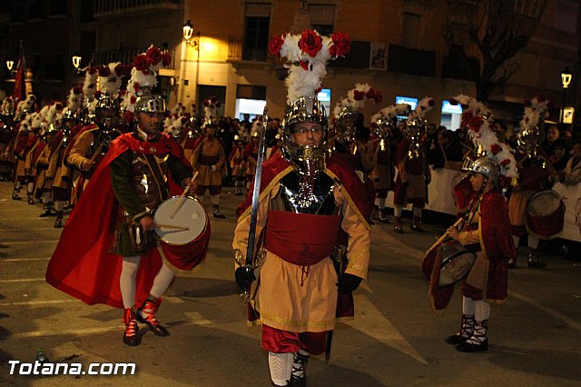 Procesin del Santo Entierro (Recogida) - Viernes Santo noche - Semana Santa Totana 2015 - 386