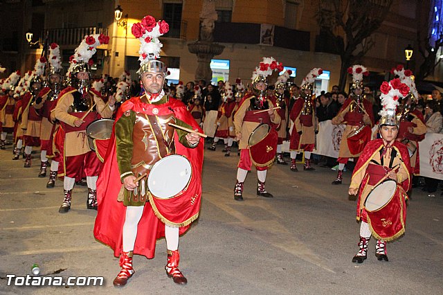 Procesin del Santo Entierro (Recogida) - Viernes Santo noche - Semana Santa Totana 2015 - 387