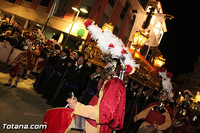 Procesin del Santo Entierro (Recogida) - Viernes Santo noche - Semana Santa Totana 2015 - 389