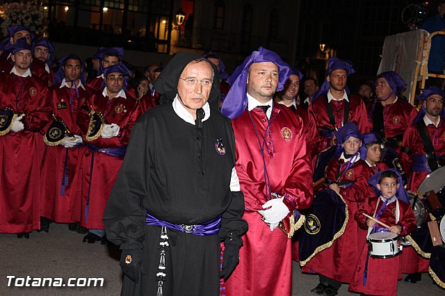 Procesin del Santo Entierro (Recogida) - Viernes Santo noche - Semana Santa Totana 2015 - 399