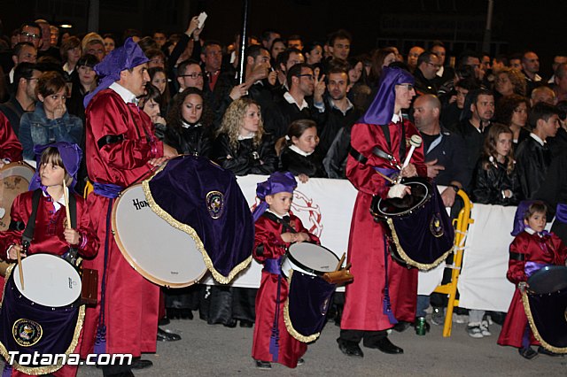 Procesin del Santo Entierro (Recogida) - Viernes Santo noche - Semana Santa Totana 2015 - 401