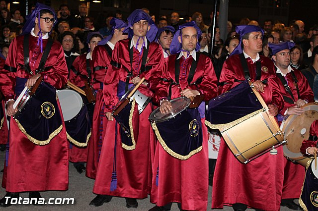 Procesin del Santo Entierro (Recogida) - Viernes Santo noche - Semana Santa Totana 2015 - 402