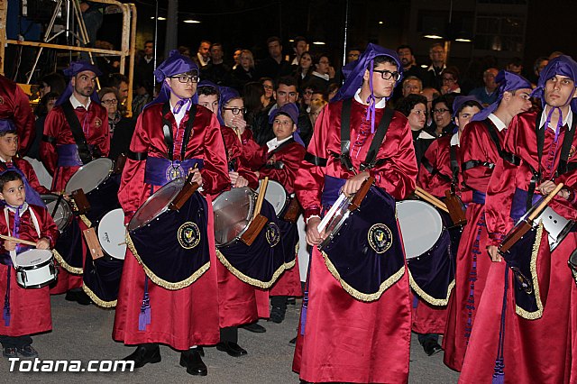 Procesin del Santo Entierro (Recogida) - Viernes Santo noche - Semana Santa Totana 2015 - 403