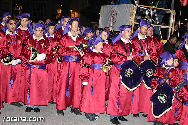 Procesin del Santo Entierro (Recogida) - Viernes Santo noche - Semana Santa Totana 2015 - 404