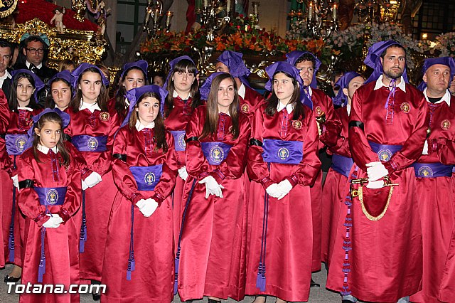 Procesin del Santo Entierro (Recogida) - Viernes Santo noche - Semana Santa Totana 2015 - 406
