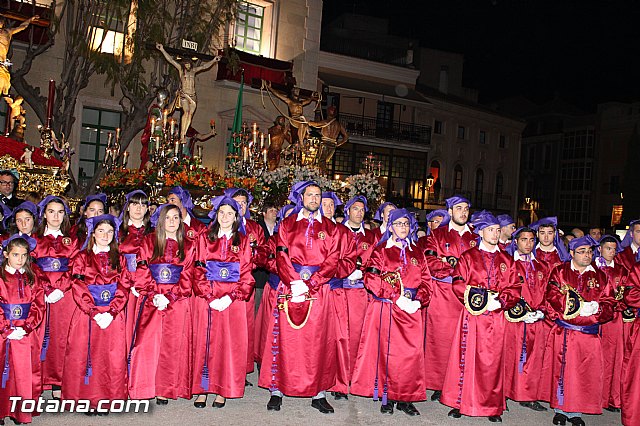 Procesin del Santo Entierro (Recogida) - Viernes Santo noche - Semana Santa Totana 2015 - 407