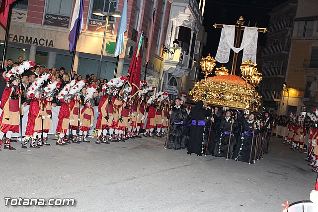 Procesin del Santo Entierro (Recogida) - Viernes Santo noche - Semana Santa Totana 2015 - 409