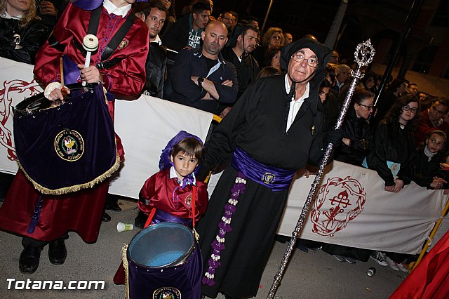 Procesin del Santo Entierro (Recogida) - Viernes Santo noche - Semana Santa Totana 2015 - 410
