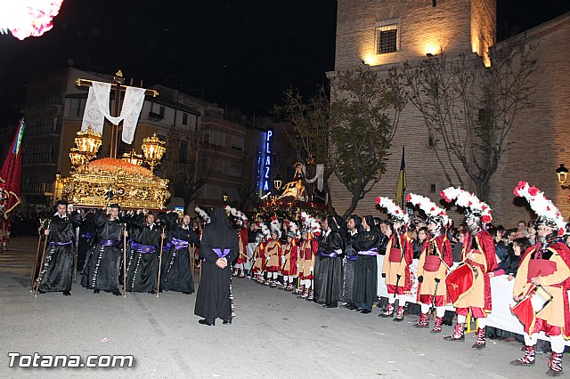 Procesin del Santo Entierro (Recogida) - Viernes Santo noche - Semana Santa Totana 2015 - 412