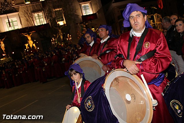 Procesin del Santo Entierro (Recogida) - Viernes Santo noche - Semana Santa Totana 2015 - 413
