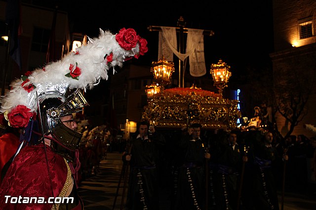 Procesin del Santo Entierro (Recogida) - Viernes Santo noche - Semana Santa Totana 2015 - 414