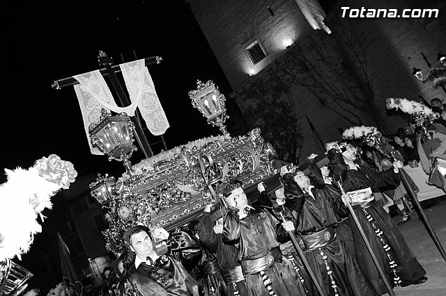 Procesin del Santo Entierro (Recogida) - Viernes Santo noche - Semana Santa Totana 2015 - 415