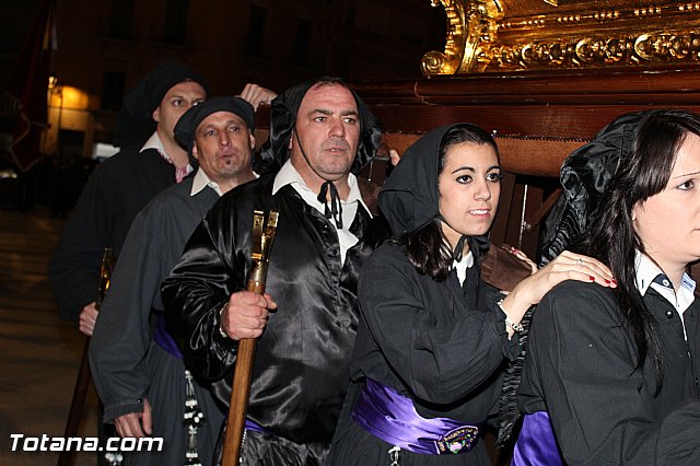 Procesin del Santo Entierro (Recogida) - Viernes Santo noche - Semana Santa Totana 2015 - 421