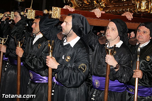Procesin del Santo Entierro (Recogida) - Viernes Santo noche - Semana Santa Totana 2015 - 423