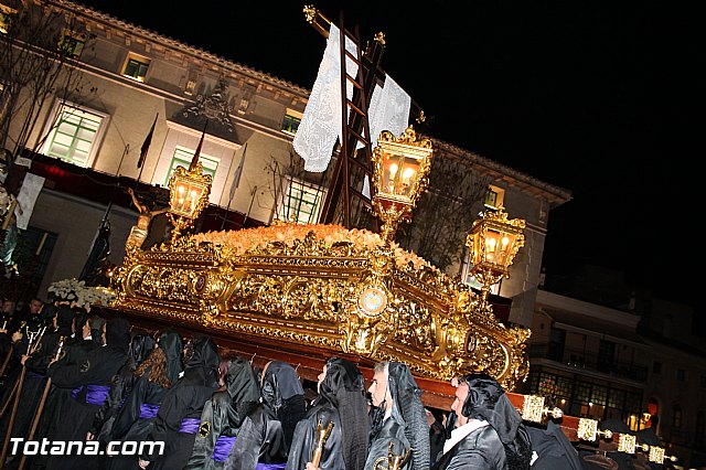 Procesin del Santo Entierro (Recogida) - Viernes Santo noche - Semana Santa Totana 2015 - 429