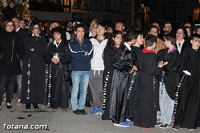 Procesin del Santo Entierro (Recogida) - Viernes Santo noche - Semana Santa Totana 2015 - 430