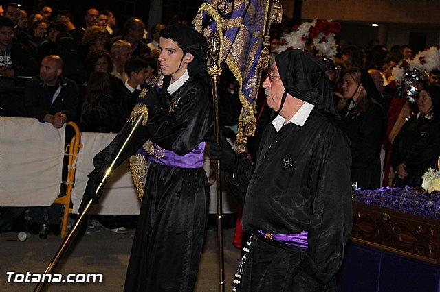 Procesin del Santo Entierro (Recogida) - Viernes Santo noche - Semana Santa Totana 2015 - 431