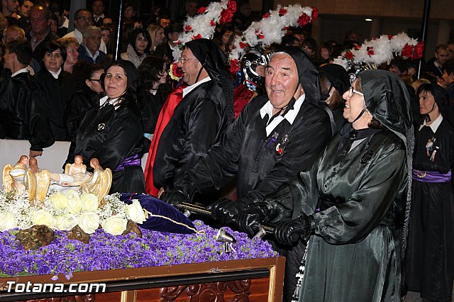 Procesin del Santo Entierro (Recogida) - Viernes Santo noche - Semana Santa Totana 2015 - 432