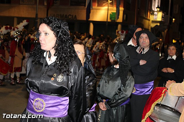 Procesin del Santo Entierro (Recogida) - Viernes Santo noche - Semana Santa Totana 2015 - 433