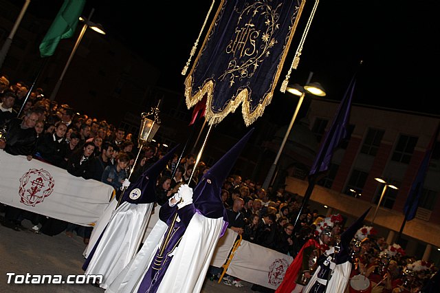 Procesin del Santo Entierro (Recogida) - Viernes Santo noche - Semana Santa Totana 2015 - 435