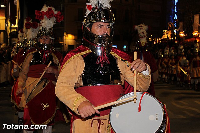 Procesin del Santo Entierro (Recogida) - Viernes Santo noche - Semana Santa Totana 2015 - 441