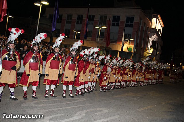 Procesin del Santo Entierro (Recogida) - Viernes Santo noche - Semana Santa Totana 2015 - 443