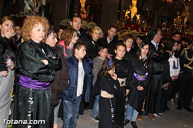 Procesin del Santo Entierro (Recogida) - Viernes Santo noche - Semana Santa Totana 2015 - 446