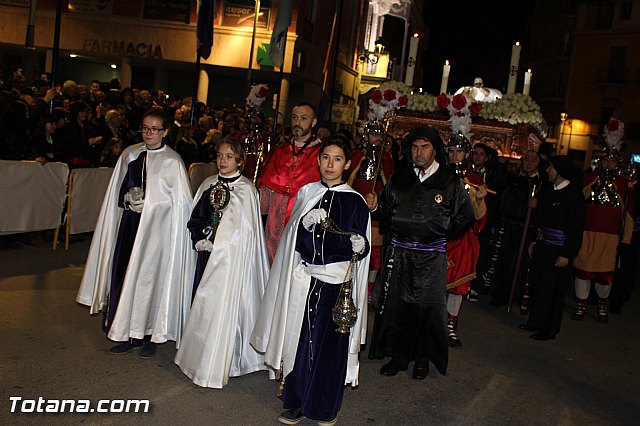 Procesin del Santo Entierro (Recogida) - Viernes Santo noche - Semana Santa Totana 2015 - 449