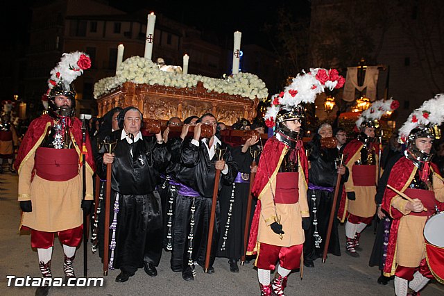 Procesin del Santo Entierro (Recogida) - Viernes Santo noche - Semana Santa Totana 2015 - 451