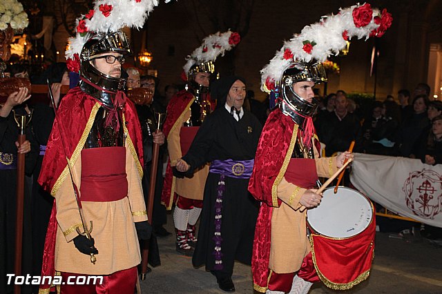 Procesin del Santo Entierro (Recogida) - Viernes Santo noche - Semana Santa Totana 2015 - 452