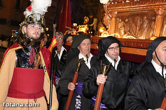 Procesin del Santo Entierro (Recogida) - Viernes Santo noche - Semana Santa Totana 2015 - 458