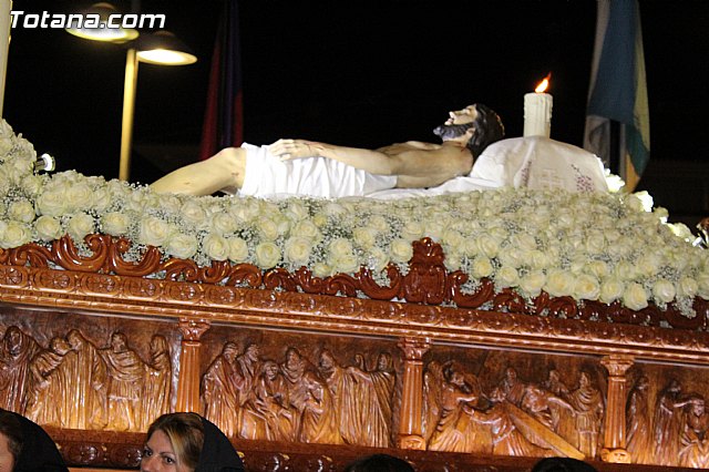Procesin del Santo Entierro (Recogida) - Viernes Santo noche - Semana Santa Totana 2015 - 462