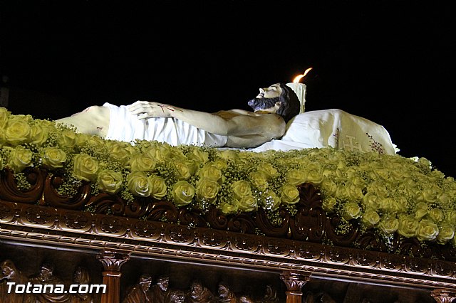 Procesin del Santo Entierro (Recogida) - Viernes Santo noche - Semana Santa Totana 2015 - 466