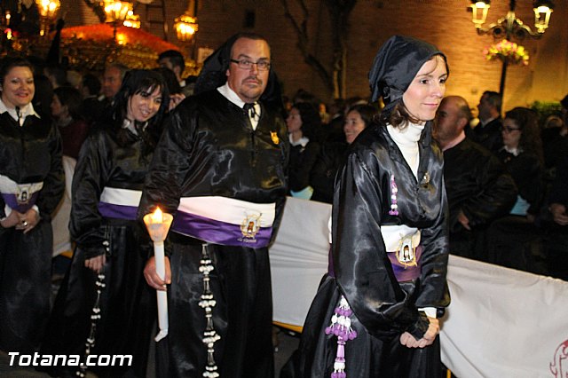 Procesin del Santo Entierro (Recogida) - Viernes Santo noche - Semana Santa Totana 2015 - 473