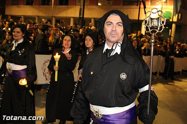 Procesin del Santo Entierro (Recogida) - Viernes Santo noche - Semana Santa Totana 2015 - 474