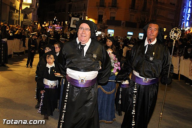 Procesin del Santo Entierro (Recogida) - Viernes Santo noche - Semana Santa Totana 2015 - 476