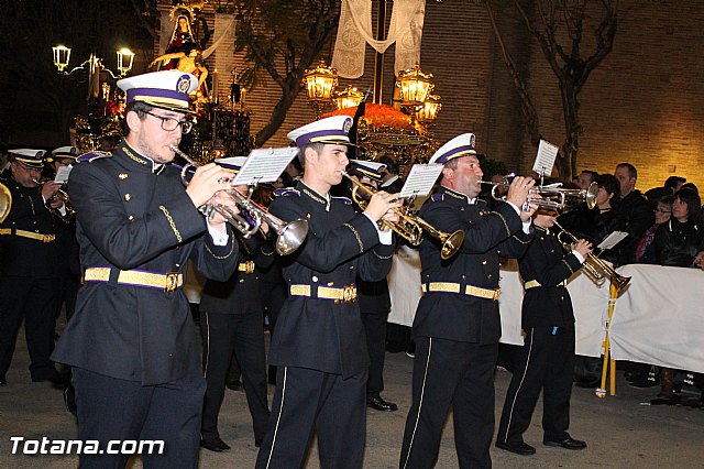 Procesin del Santo Entierro (Recogida) - Viernes Santo noche - Semana Santa Totana 2015 - 484