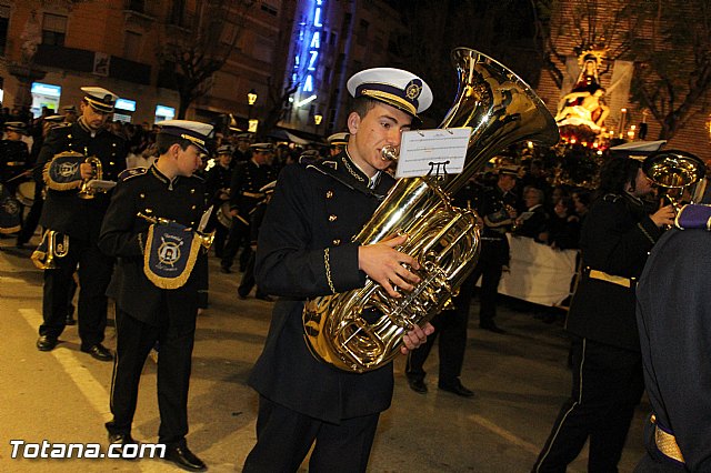 Procesin del Santo Entierro (Recogida) - Viernes Santo noche - Semana Santa Totana 2015 - 488