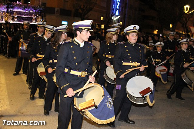Procesin del Santo Entierro (Recogida) - Viernes Santo noche - Semana Santa Totana 2015 - 490