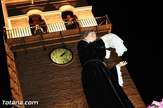 Procesin del Santo Entierro (Recogida) - Viernes Santo noche - Semana Santa Totana 2015 - 502