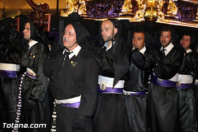 Procesin del Santo Entierro (Recogida) - Viernes Santo noche - Semana Santa Totana 2015 - 504