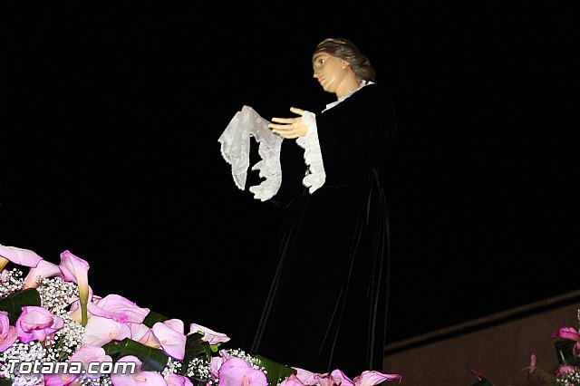 Procesin del Santo Entierro (Recogida) - Viernes Santo noche - Semana Santa Totana 2015 - 506