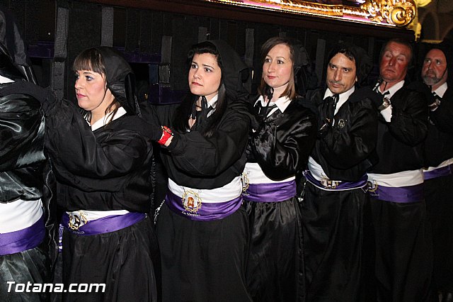 Procesin del Santo Entierro (Recogida) - Viernes Santo noche - Semana Santa Totana 2015 - 507