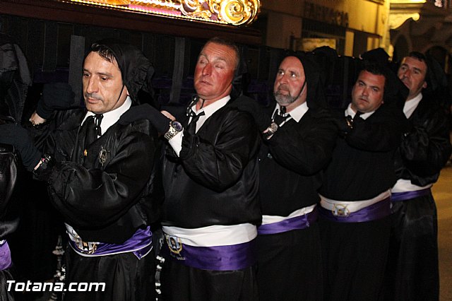 Procesin del Santo Entierro (Recogida) - Viernes Santo noche - Semana Santa Totana 2015 - 508