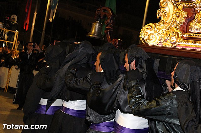 Procesin del Santo Entierro (Recogida) - Viernes Santo noche - Semana Santa Totana 2015 - 511