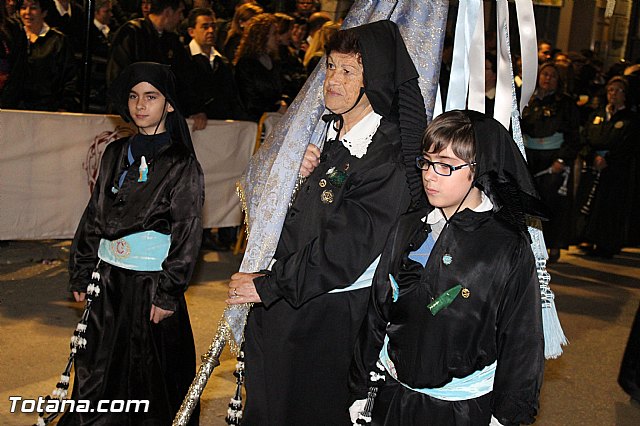 Procesin del Santo Entierro (Recogida) - Viernes Santo noche - Semana Santa Totana 2015 - 515