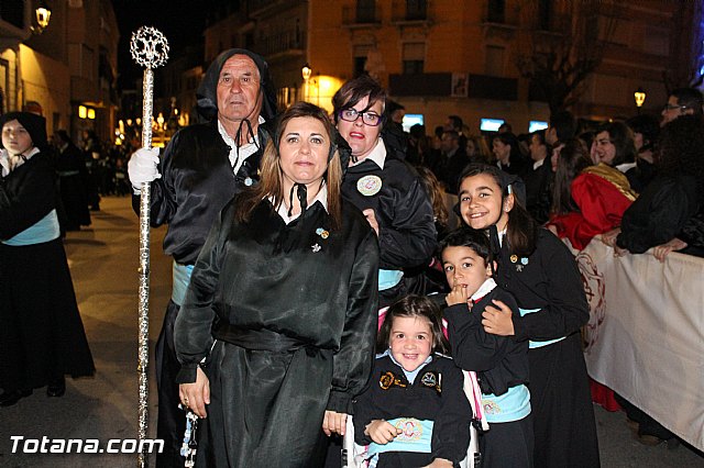 Procesin del Santo Entierro (Recogida) - Viernes Santo noche - Semana Santa Totana 2015 - 517