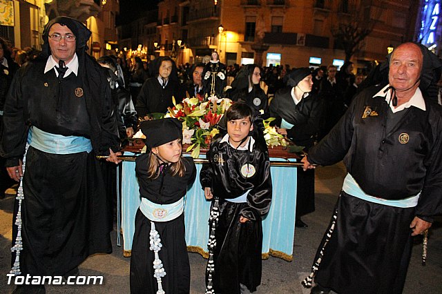 Procesin del Santo Entierro (Recogida) - Viernes Santo noche - Semana Santa Totana 2015 - 519