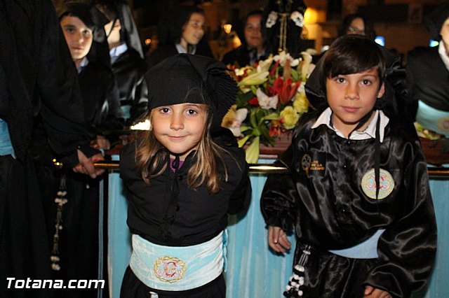 Procesin del Santo Entierro (Recogida) - Viernes Santo noche - Semana Santa Totana 2015 - 520